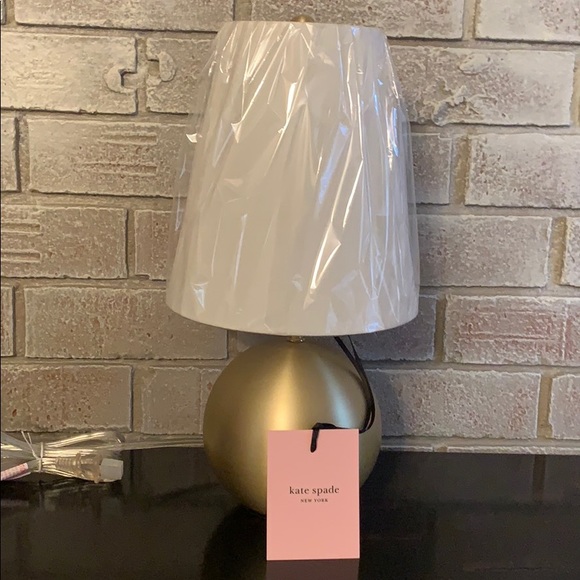 kate spade gold lamp